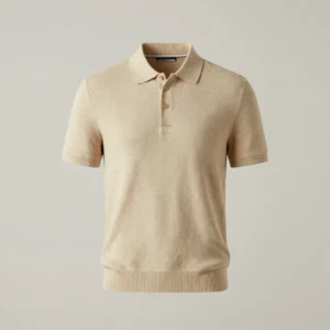 Textured Knit Polo