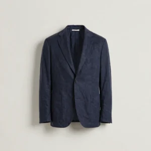 Unstructured Cotton Blazer